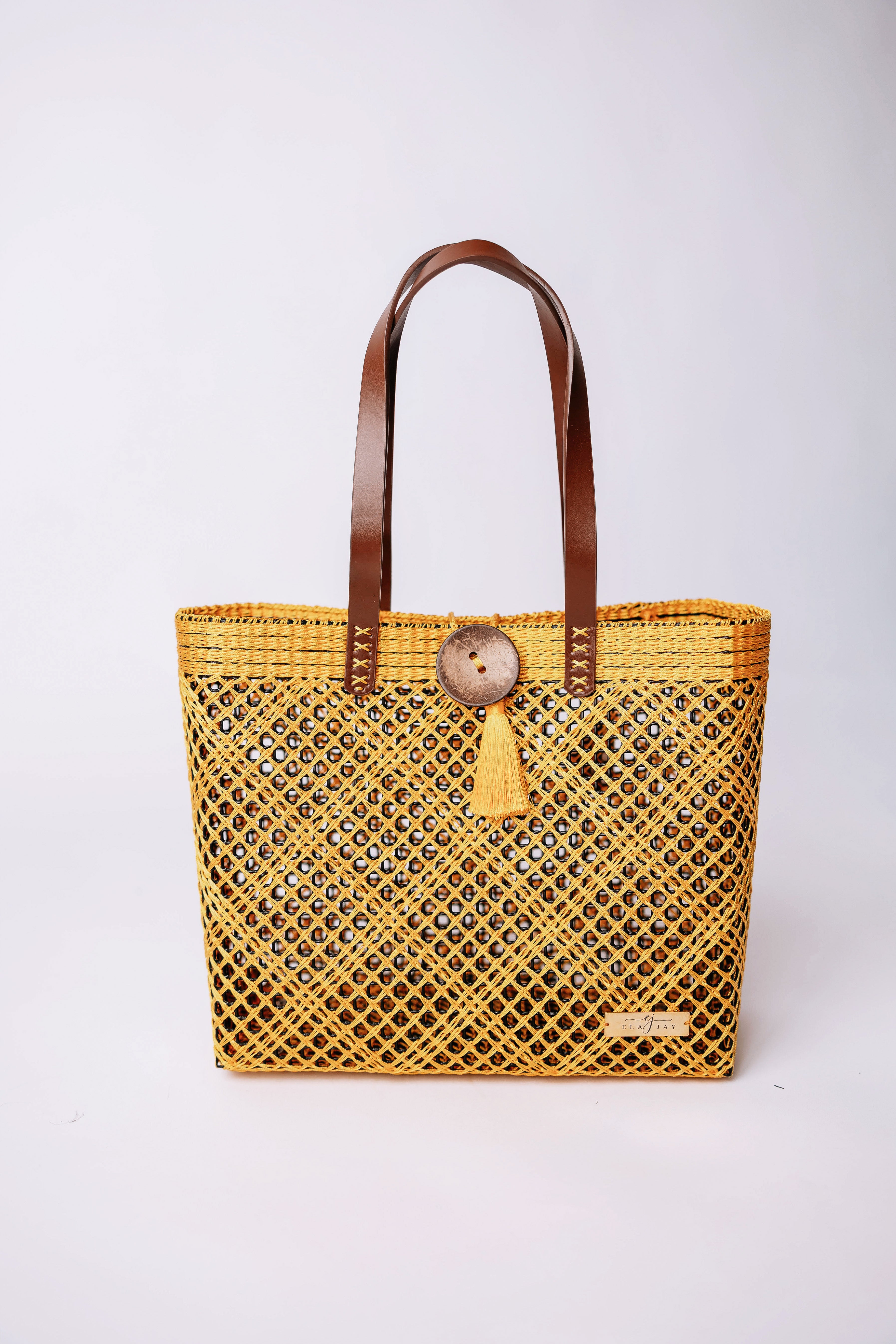 Pamela Signature Button Tote Bag