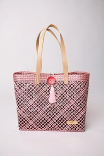 Pamela Signature Button Tote Bag