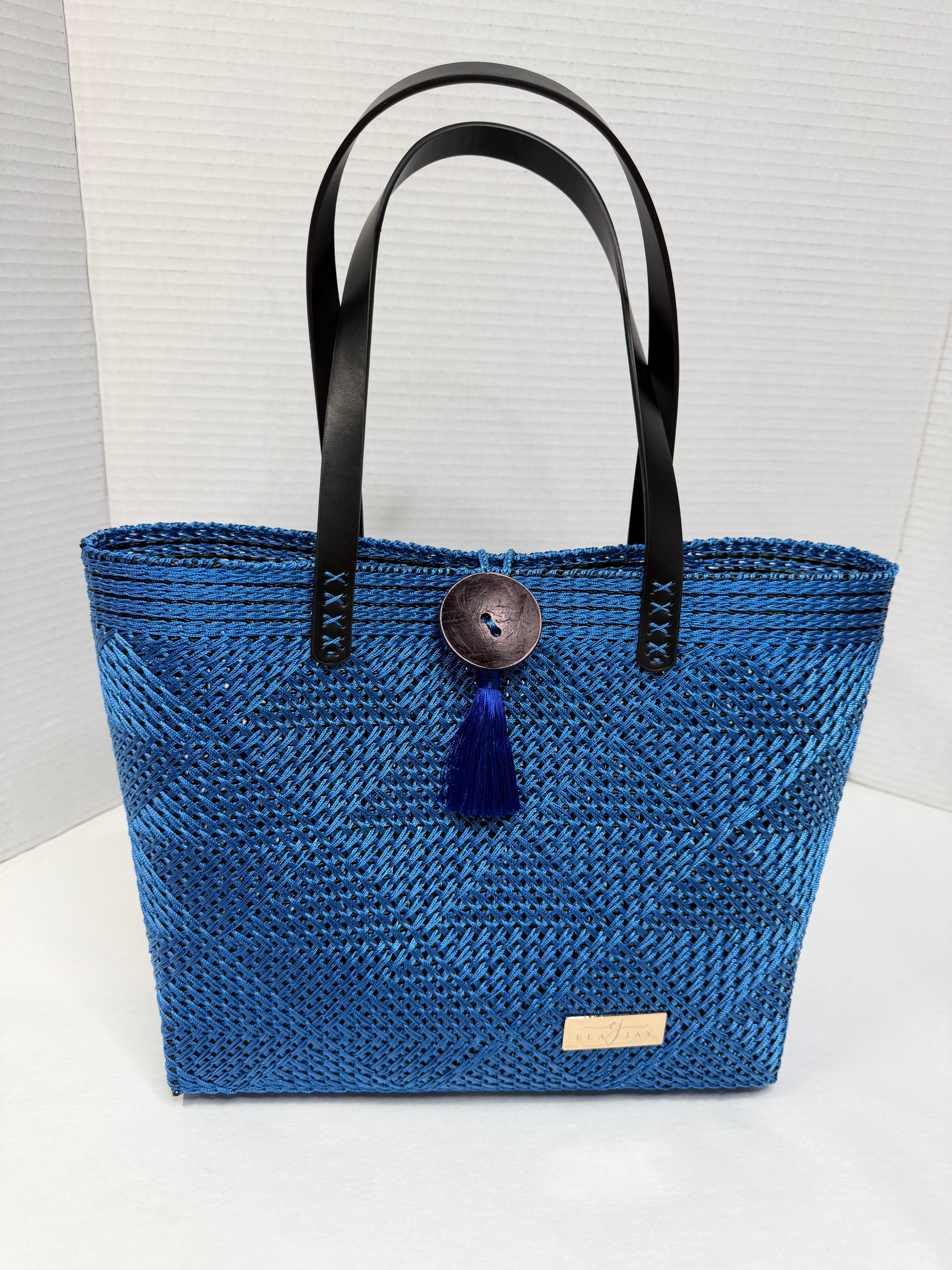 Jayne Signature Button Tote Bag