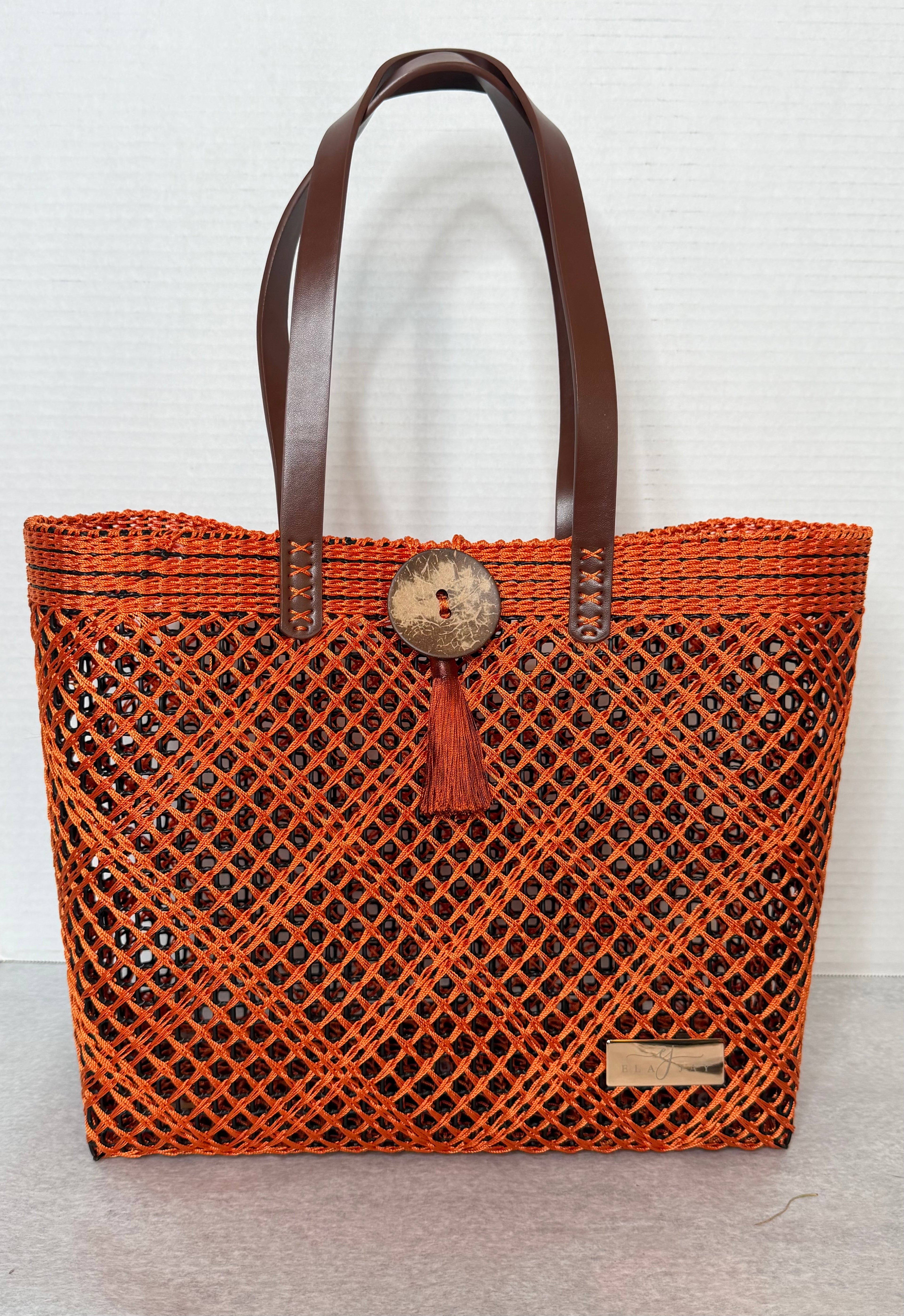 Pamela Signature Button Tote Bag
