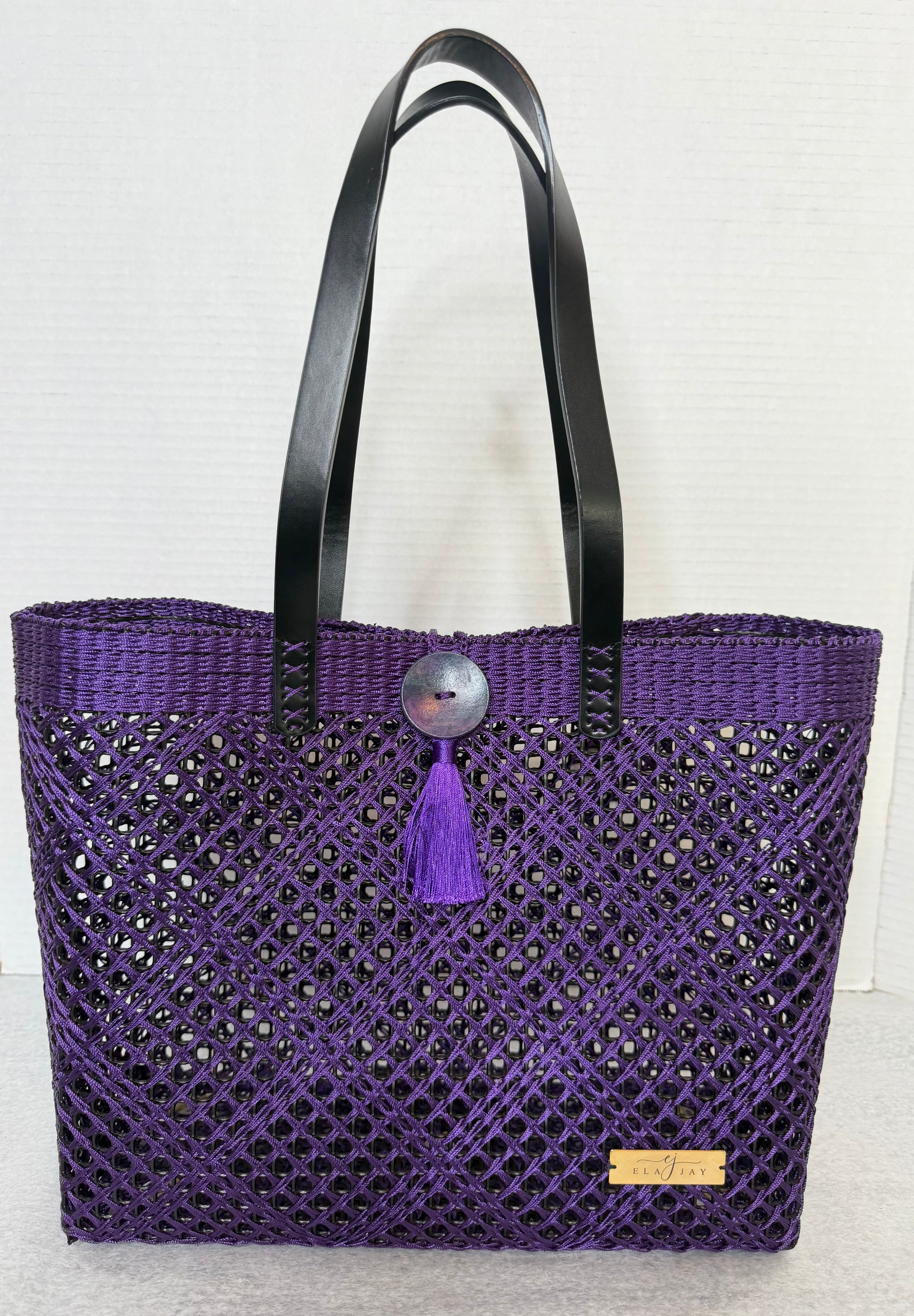 Pamela Signature Button Tote Bag