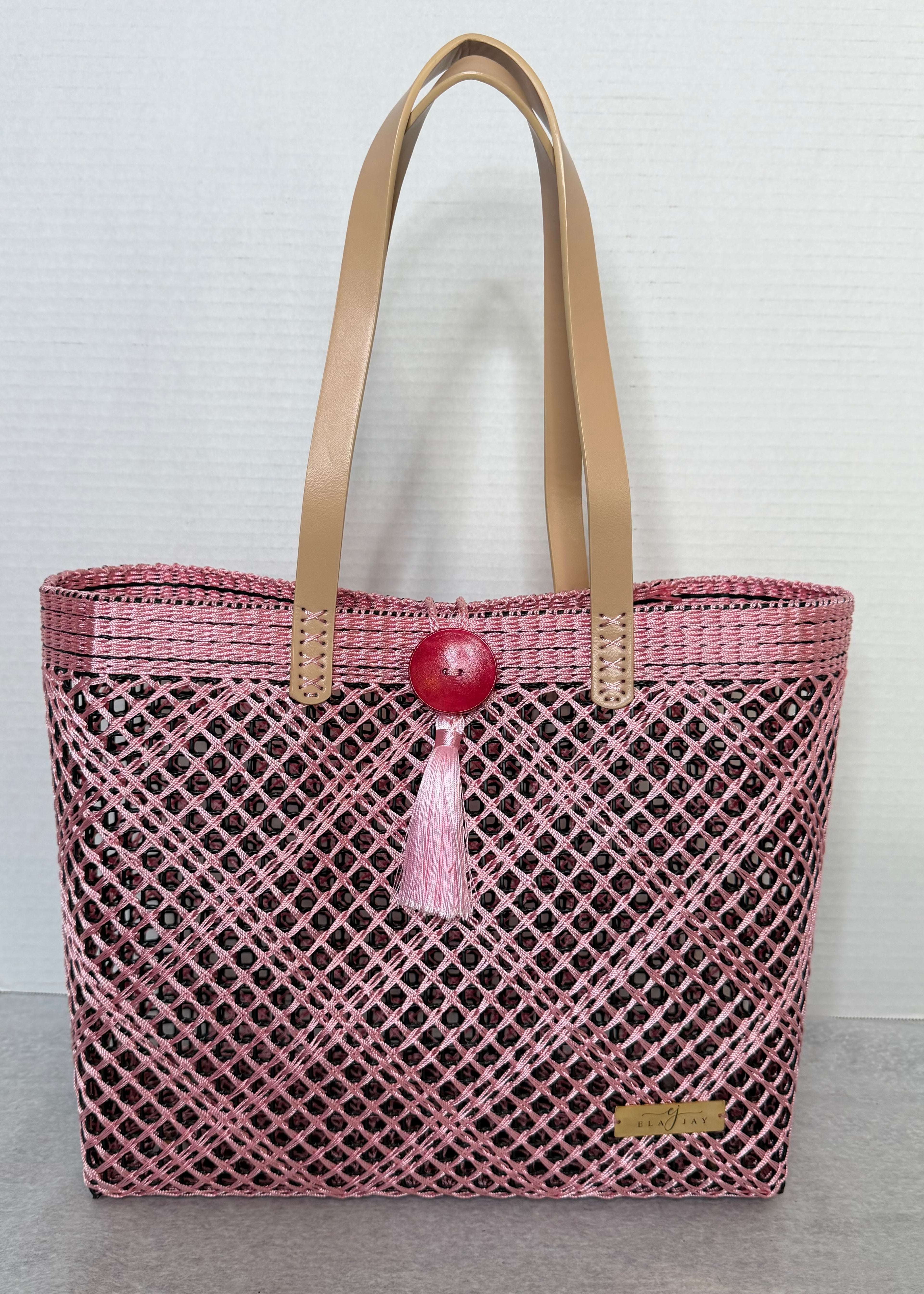 Pamela Signature Button Tote Bag