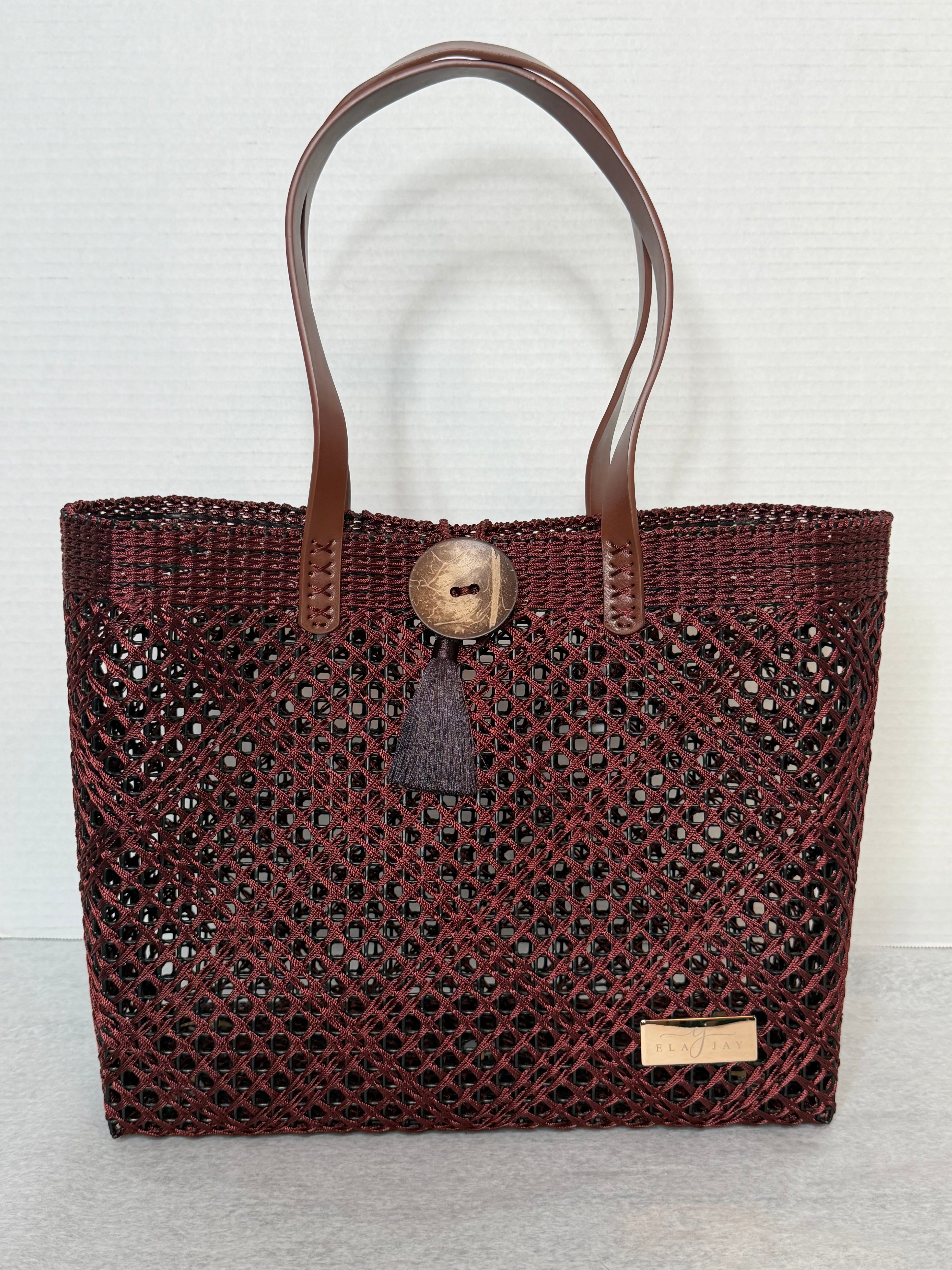 Pamela Signature Button Tote Bag