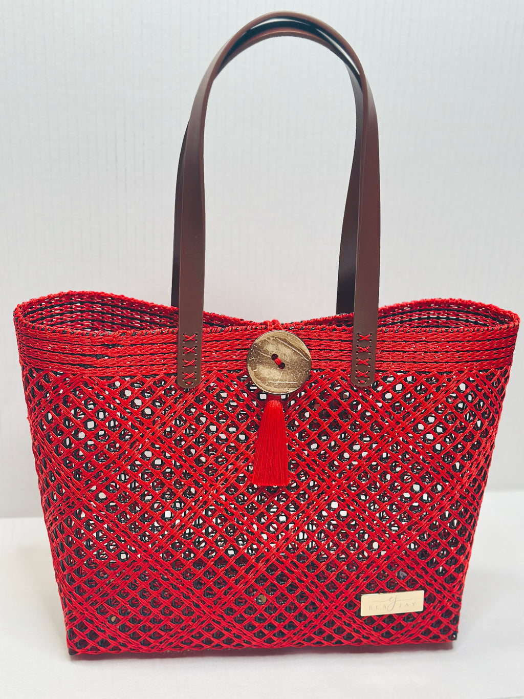 Pamela Signature Button Tote Bag